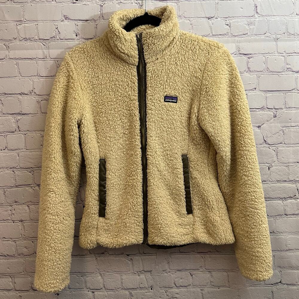 Patagonia Los Gatos Teddy Bear Full Zip Fleece Jacket Women's Small
